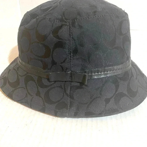 Coach monogram signature print canvas bucket hat size S/M main image 4